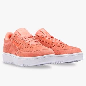 Reebok Classics Club C Twisted Coral 7 NWT
